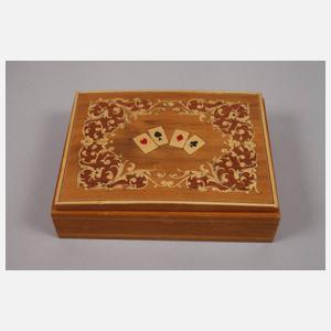 Drei Spielschatullen