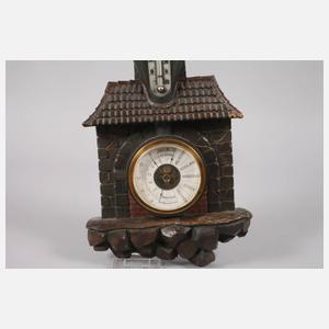 Geschnitztes Wandbarometer