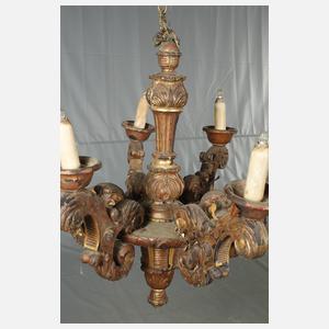 Geschnitzter Deckenlüster