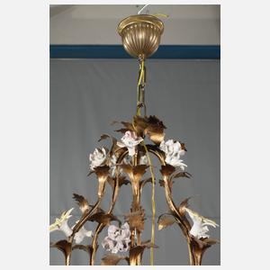 Floraler Deckenlüster