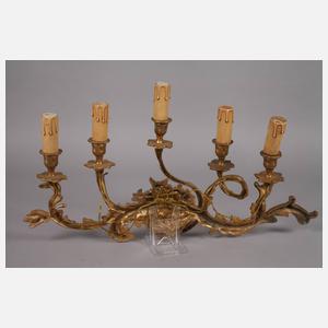 Wandlampe im Rokokostil