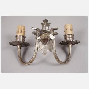Paar Wandleuchter Historismus