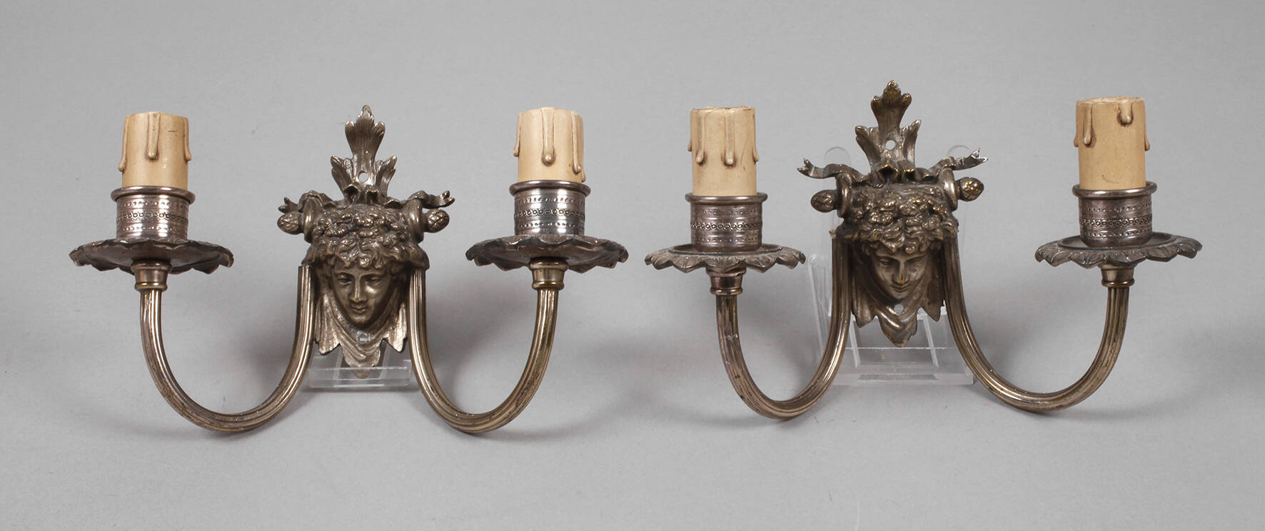 Paar Wandleuchter Historismus