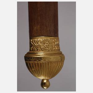 Vier Wandlampen im Empirestil