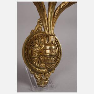 Paar Wandlampen im Empirestil