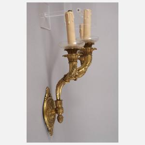 Paar Wandlampen im Empirestil