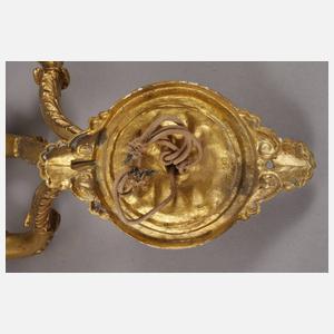 Paar Wandlampen im Empirestil