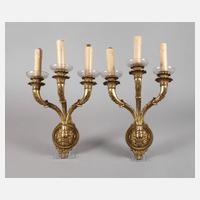 Paar Wandlampen im Empirestil111