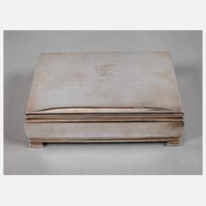 Zigarrendose Sarotti Silber