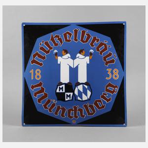 Emailleschild Nützelbräu