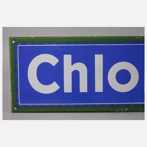 Emailleschild Chlorodont