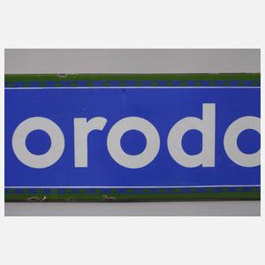 Emailleschild Chlorodont