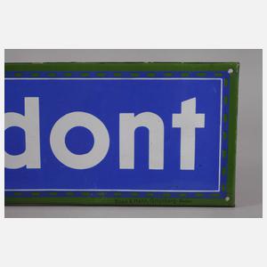 Emailleschild Chlorodont