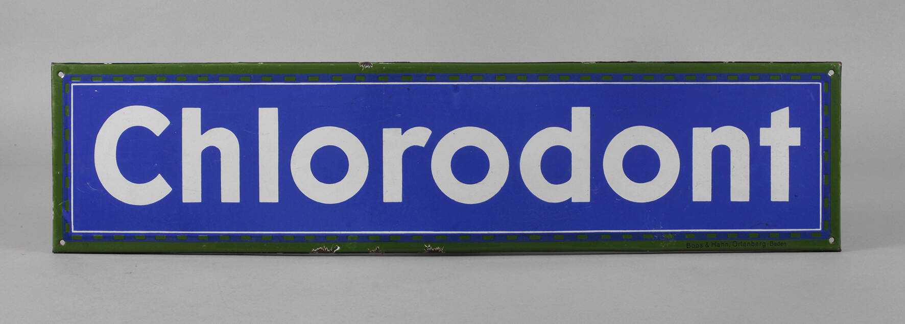 Emailleschild Chlorodont