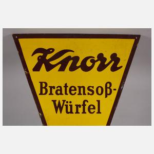 Emailleschild Knorr