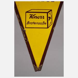 Emailleschild Knorr