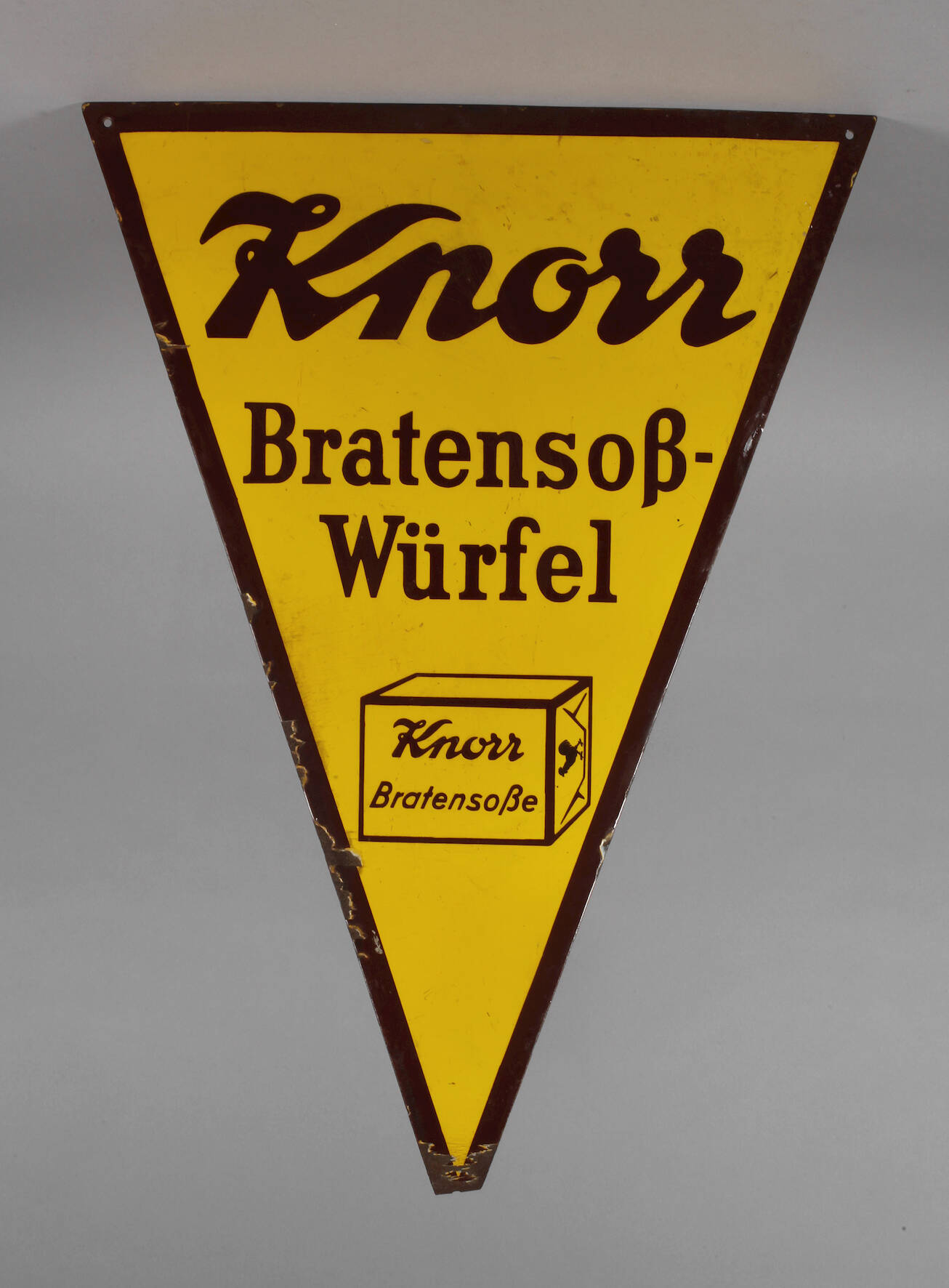 Emailleschild Knorr