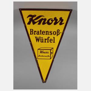 Emailleschild Knorr