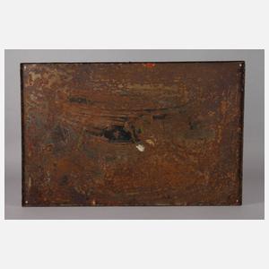 Emailleschild Singer