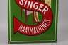 Emailleschild Singer