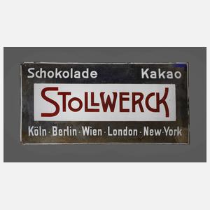 Emailleschild Stollwerck