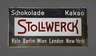 Emailleschild Stollwerck