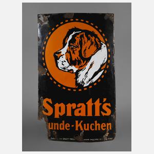 Emailleschild Spratt's