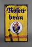 Emailleschild Rosenbräu