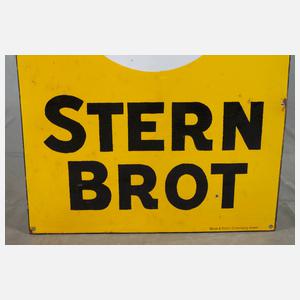 Emailleschild Stern Brot