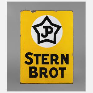 Emailleschild Stern Brot