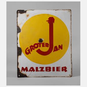 Emailleschild Groterjan