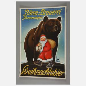 Werbeplakat Bärenbrauerei