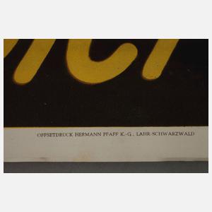 Werbeplakat Bärenbrauerei