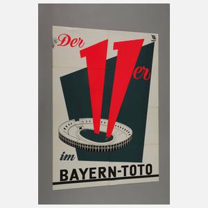 Werbeplakat Lotterie