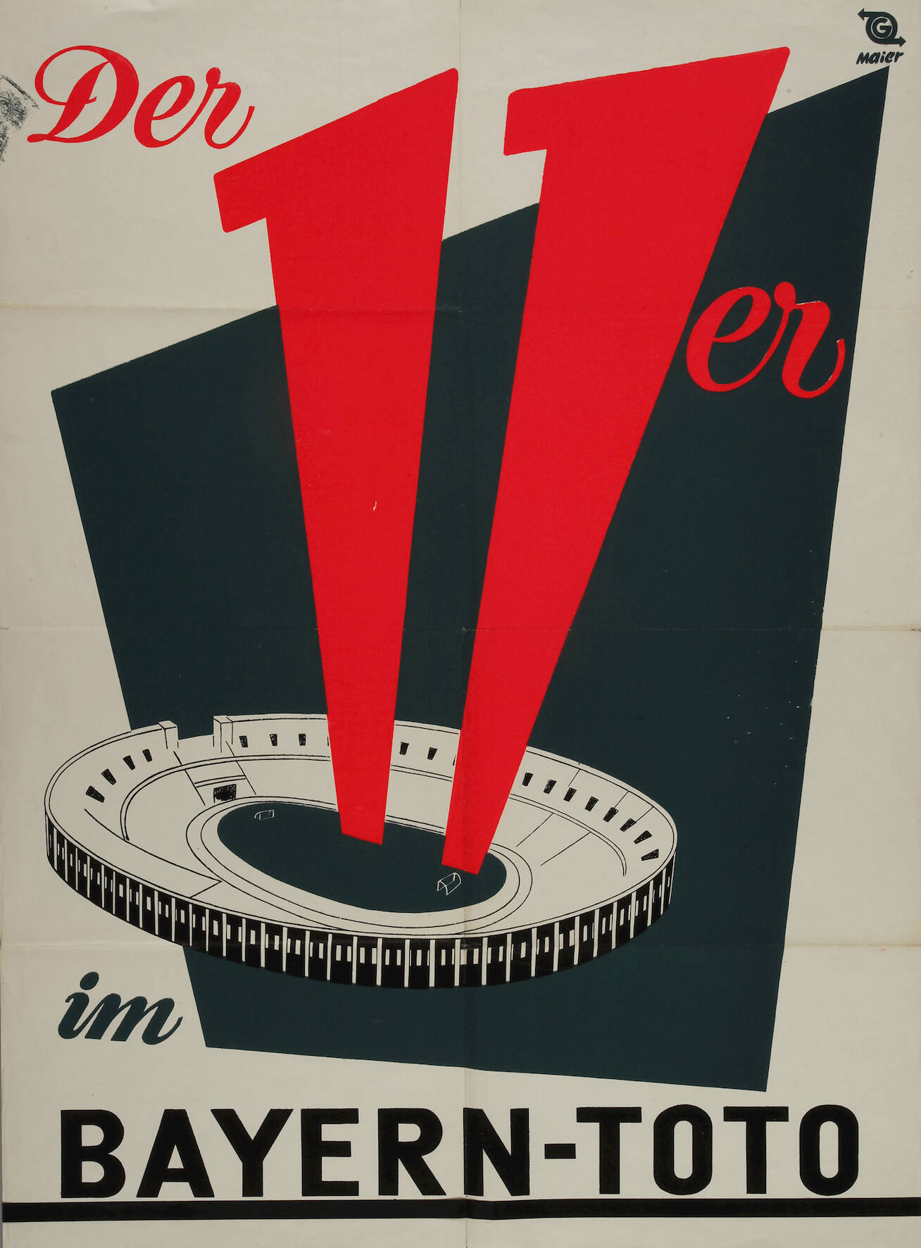 Werbeplakat Lotterie