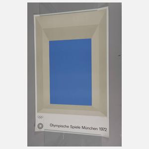Vier Plakate Olympische Spiele München 1972
