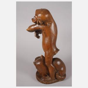 Figürlicher Flaschenhalter