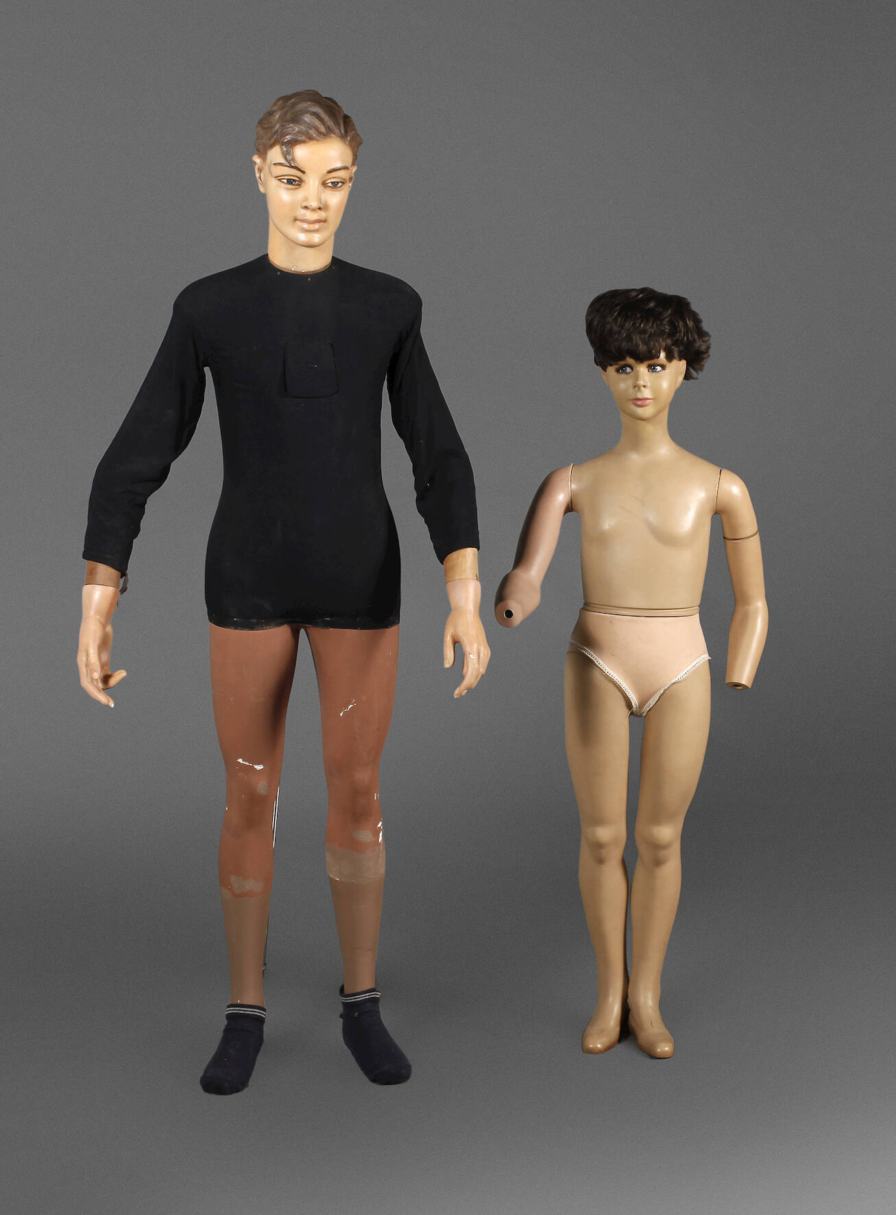 Zwei Schaufensterpuppen