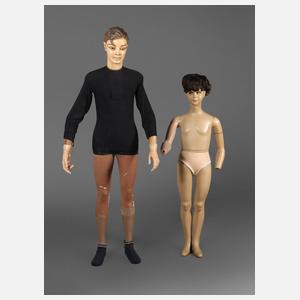 Zwei Schaufensterpuppen