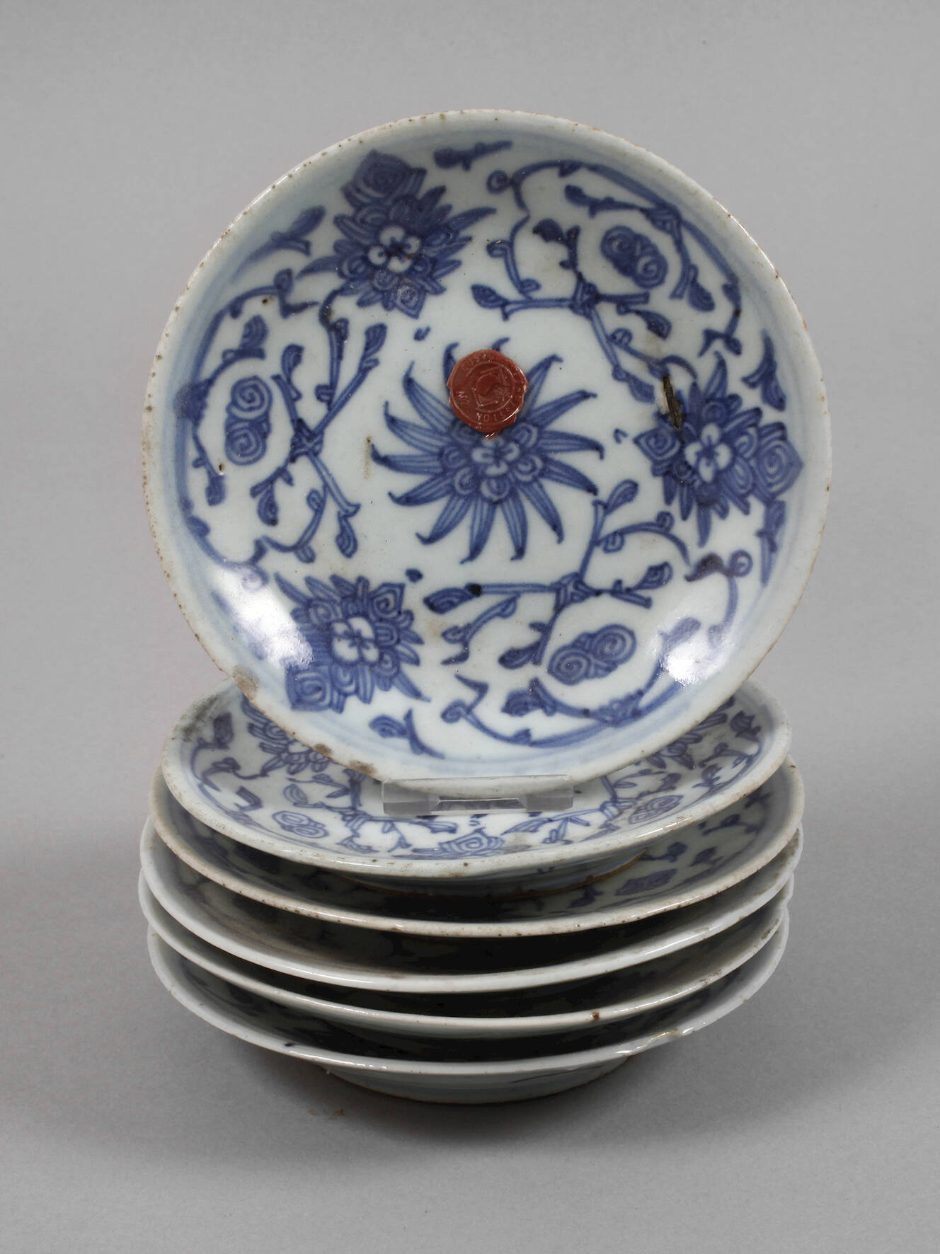 Sechs Zierteller China