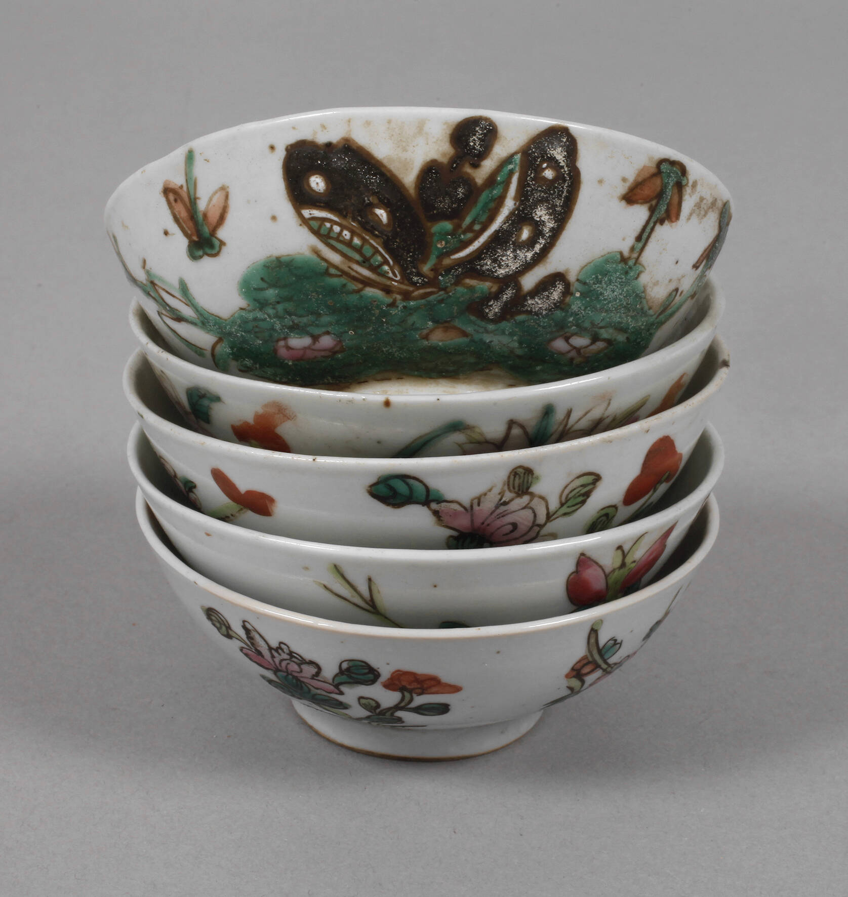 Fünf Schalen Famille verte