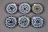Sechs Zierteller China
