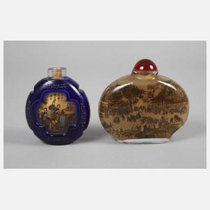 Zwei große Snuffbottles