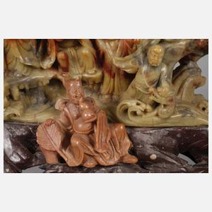 Große Specksteinschnitzerei