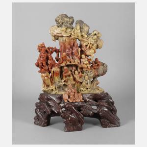 Große Specksteinschnitzerei