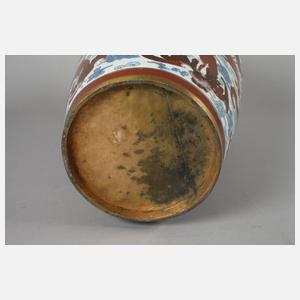 Große Vase Cloisonné