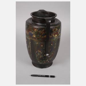 Paar Cloisonnévasen