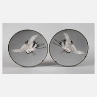 Paar Zierteller Cloisonné111