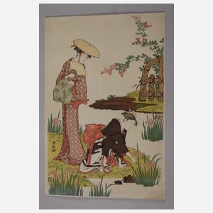 Konvolut Farbholzschnitte