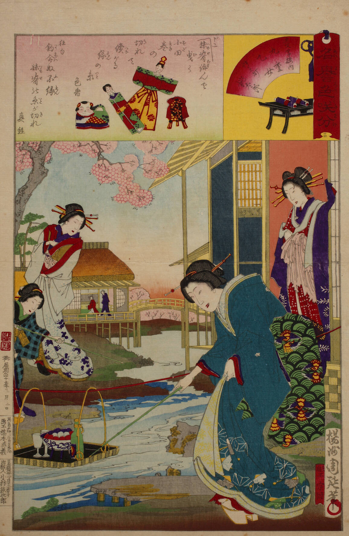 Farbholzschnitt Japan